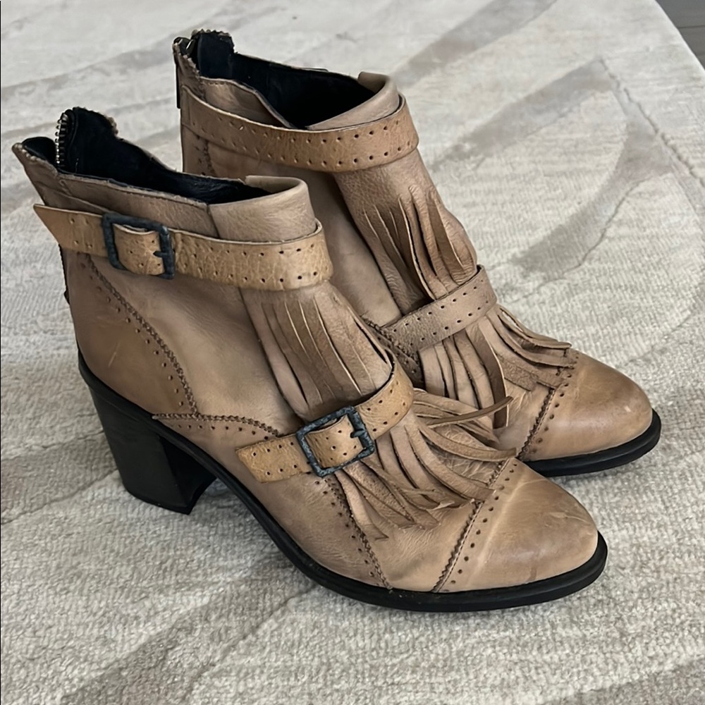 Jeffrey Campbell X Free People Fringe Booties
